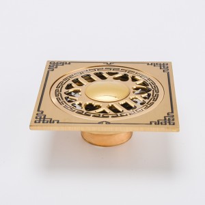 Svart mönster dold fyrkantigt badrumsgolv på golvet