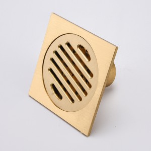 Guldleverantör av mässingsplattor för golvduschhårfång