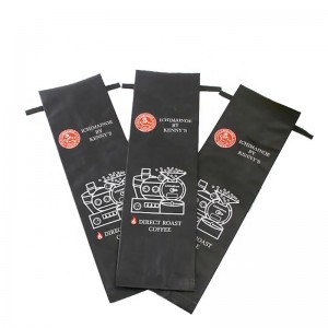 sidovägg matt färdig tennslips på det övre kaffeventilpaketet