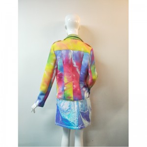 MULTICOLORED SUEDETTE JACKET RLWSJ0007N