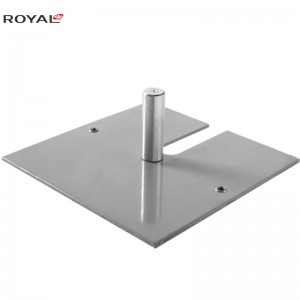 Rör och drapera basplattan