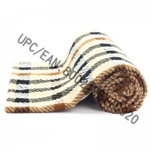 JMD TEXTILE Badrumshanddukset, 4 st. Brittisk pläterad Jacquardhandduk, stora handdukar 100% bomull, badhandduk Pool Gym Resor, college sovsal tillbehör, handduk brun handduk blå