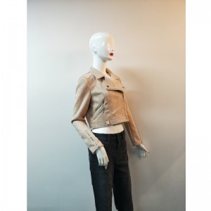 PINK ZIPPER BIKERJACKA RLWSJ0006N