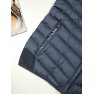 NAVY HOODED PUFFERJACKA RLMPC0013
