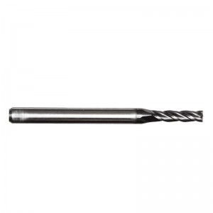 Solid Premium Carbide End Mill, AlTiN Coated, 4 Flute, 3/32 \
