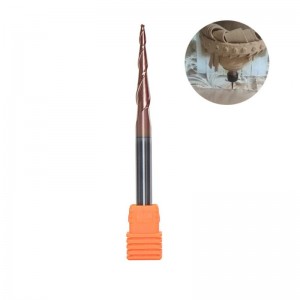 Avsmalnande boll Radioändkvarn 1/4 \