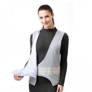 Uppvärmd väststorlek Justerbart batteri Elektrisk varmväst för vandring Camping utomhus