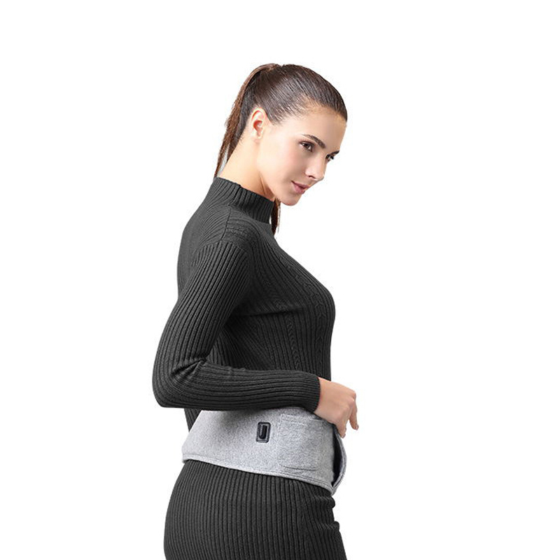 Ryggvärmande midjebälte Wrap Uppladdningsbart batteri Värmeterapi, smärtlindring för rygg midja buken mage Ländkanten lår muskelstam, för män kvinnor