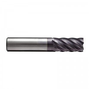 Carbide Square Nose End Mill, TIALN Multilayer Finish, 40 Deg Helix, 6 Flutes, 3 \