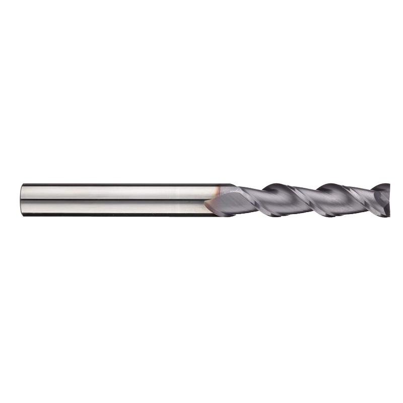 Carbide Square Nose End Mill, Inch, TiCN Finish, Finishing Cut, 45 grader Helix, 2 flöjter, 1,5 