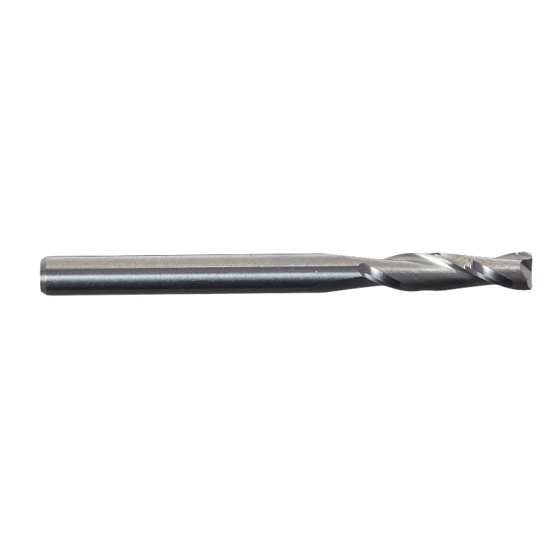 Solid Premium Carbide End Mill, 2 Flute, 1/8