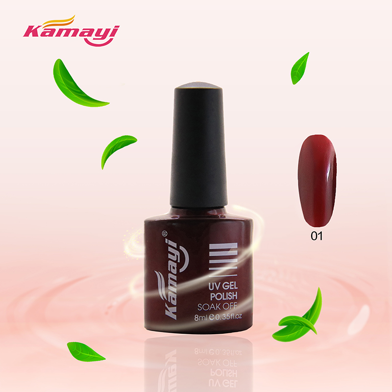 Kamayi tillverkare nagelgel uv gel blötlägg OEM / ODM UV / LED gel nagellack