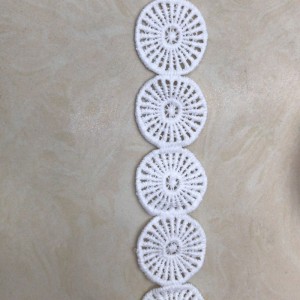 23 # mjölksilk spetsar ， Polyester / Nylon spets ， bomullsspets