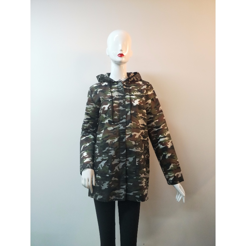 LADIES 'CAMO PRINT TPU JACKET RLWTJ0005