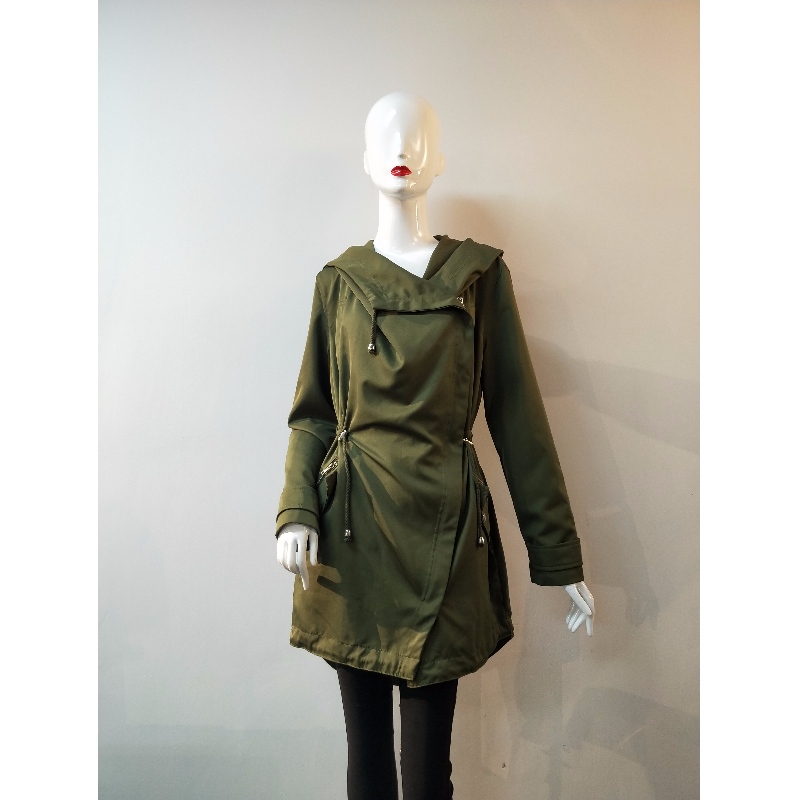 LADIES KHAKI OREGULÄR JACKA RLWJ0001