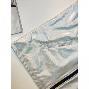 LADIES 'SILVER FÄRGAD JACKET RLWJ0003