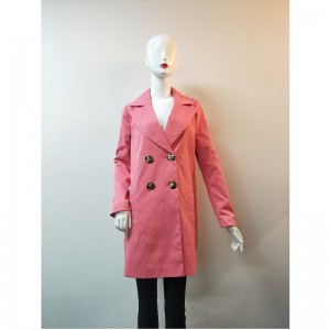 LADIES PINK TRENCH JACKET RLWJ0013