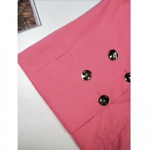 LADIES PINK TRENCH JACKET RLWJ0013