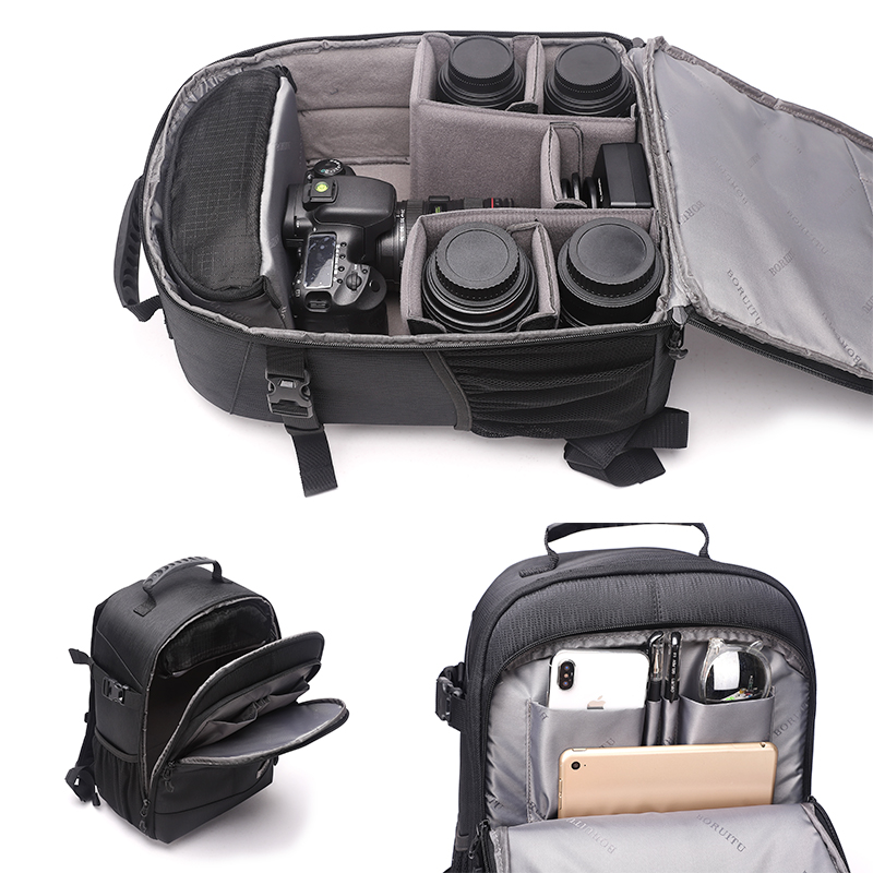 BRTMA150 Professionell liten bärbar kamera ryggsäck nylon kamera stativ ryggsäck diat ryggsäck