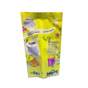 Tryckt tvättpulverförpackningspåse / tvättmedelsförpackning / plastpåse-förpackning