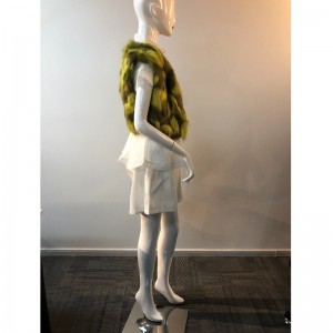 DAMENS DUBBELFÄRG FUR GILET RLWF0010