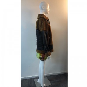 LADIES PU-JACKA MED BORG TRIM RLWPJ0031