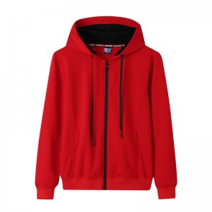 # 8029-Full-Zip LightWeight Hooded jacka i kontrastfärg