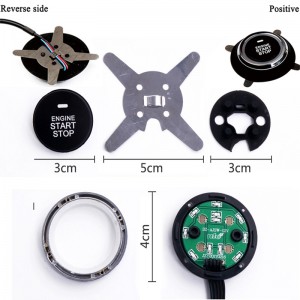 Tryckknapp bilmotorstopp