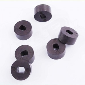 Anpassad Permanent bonded Multi-polar Injection Plastic Ferrite NdFeB Motor Magnet