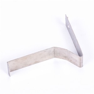 Stämpla delar rostfritt stål platta fjäderklämmor