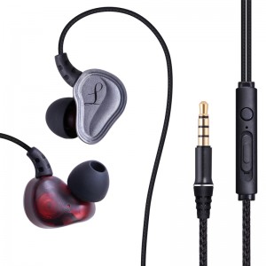 Nya Earhook Sport Dual Dynamic Driver Wired Earphone