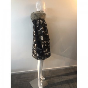 LADIES 'CAMO HOODED COAT RLWPC0039