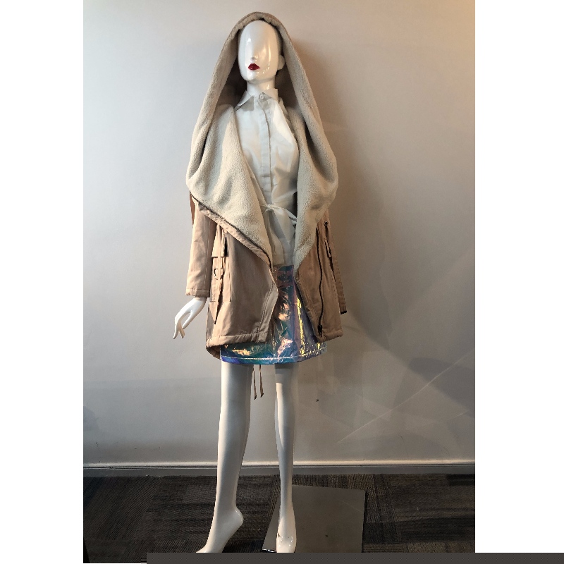 LADIES WATERFALL PARKA MED BORG FODRING I PINK RLWPC0075