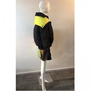 LADIES WIDE-COLLAR PUFFER COAT RLWPC0084