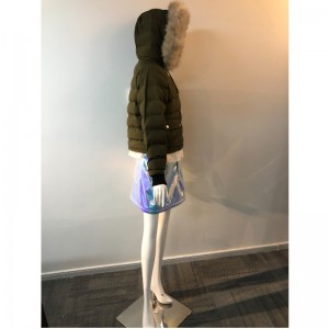 LADIES 'HOODED COAT I KHAKI RLWPC0085