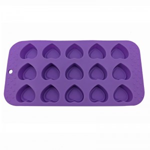 Sweet Love Silikon Hjärtform Chokladformar