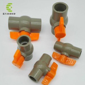 Högtrycksfjärilhandtaget PVC-kulventil