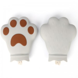 Varmvattenpåse i silikon mini antioxidantisk ull sammet varm handväska