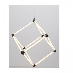 Modern LED-pendellampa med akrylrör