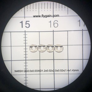 Tillverkarens kundanpassade Precision neodymiummikro magnet