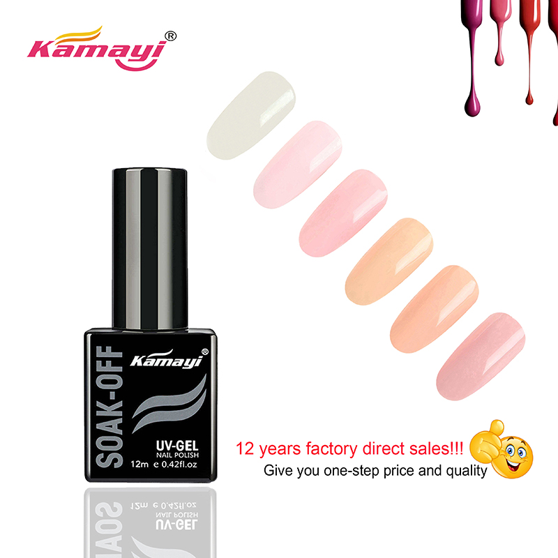 Kamayi Custom Brand Hot Sales 72 färger Professional Color Uv Gel nagellack12ml för naglar