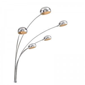 Modern golvlampa med marmorbund