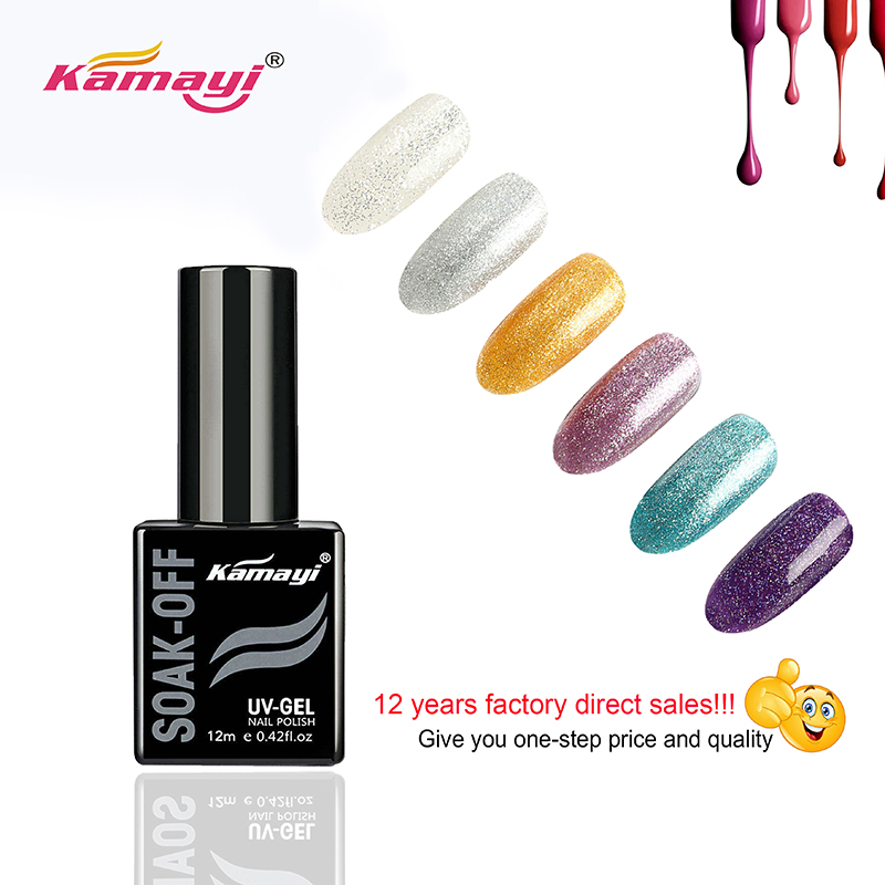 Kamayi varmförsäljning blossom gel nai konst privat etikett långvarig gel nagellack skal av uv ledde gelpolver