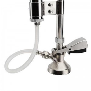 Rostfritt stål rörparty pump keg fat slang amerikan med 5/8 \\\\ \'g kopplare