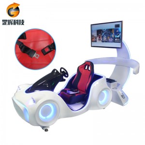 VR-tävlingsbil Global varmförsäljning temapark utrustning tre axlar