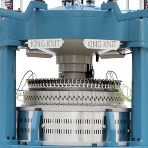 Dubbeltröjors- förregling, cirkelformad stickmaskin Mayer