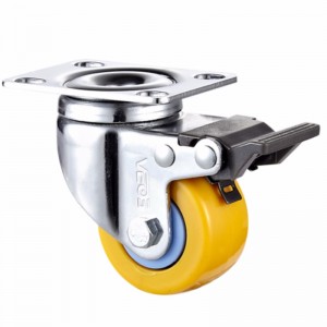 Ljus tull + +- kromat hölje med Orange TPE-hjul