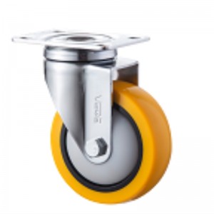 Medium duty- platinerat hölje med Orange TPE-hjul