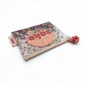 paillette kosmetisk väska