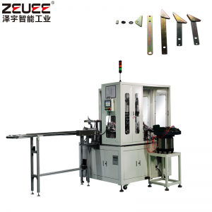 Fönster och dörrar hårdvara tillbehör metalldelar automatisk nitning maskin